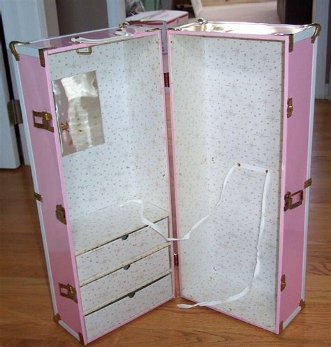 doll clothes trunk|american girl doll wardrobe trunk.